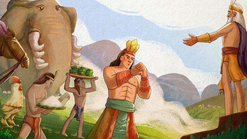 Hình ảnh minh họa các nhân vật truyền thuyết Việt Nam nổi bật như Thánh Gióng, Sơn Tinh, Thủy Tinh